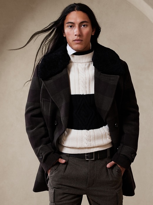 Image number 4 showing, Neige Cable Sweater