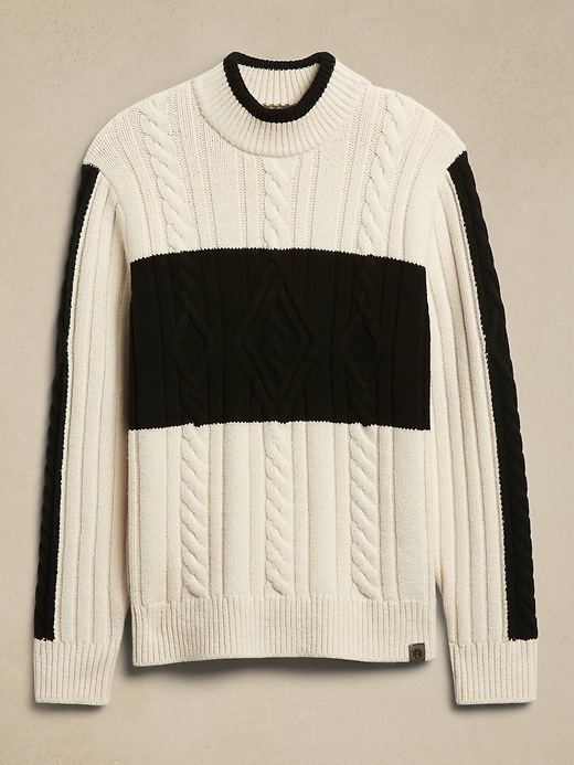 Image number 3 showing, Neige Cable Sweater