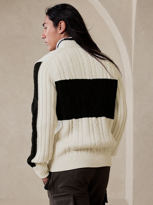 Image number 2 showing, Neige Cable Sweater
