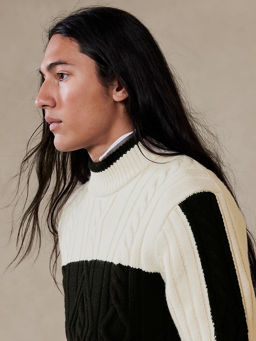 Image number 1 showing, Neige Cable Sweater