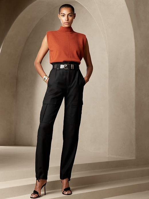 Lido Wool Cargo Pant Banana Republic