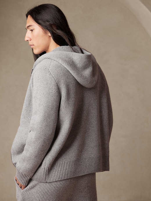 Image number 2 showing, Enna Merino-Cashmere Hoodie Sweater
