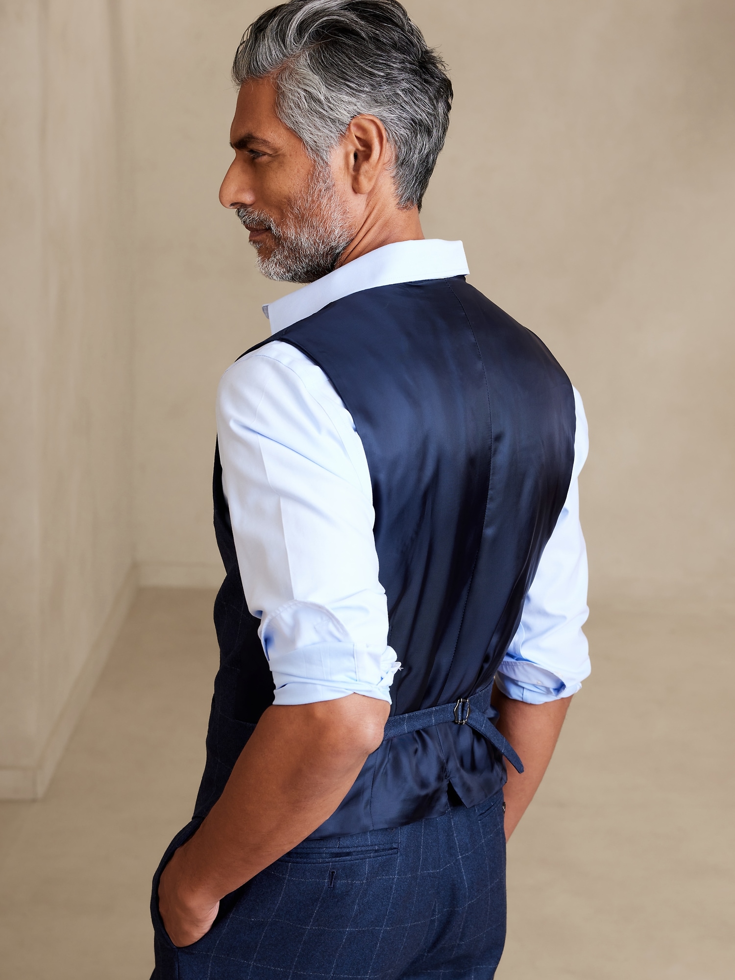 Perfect Italian Flannel Suit Vest