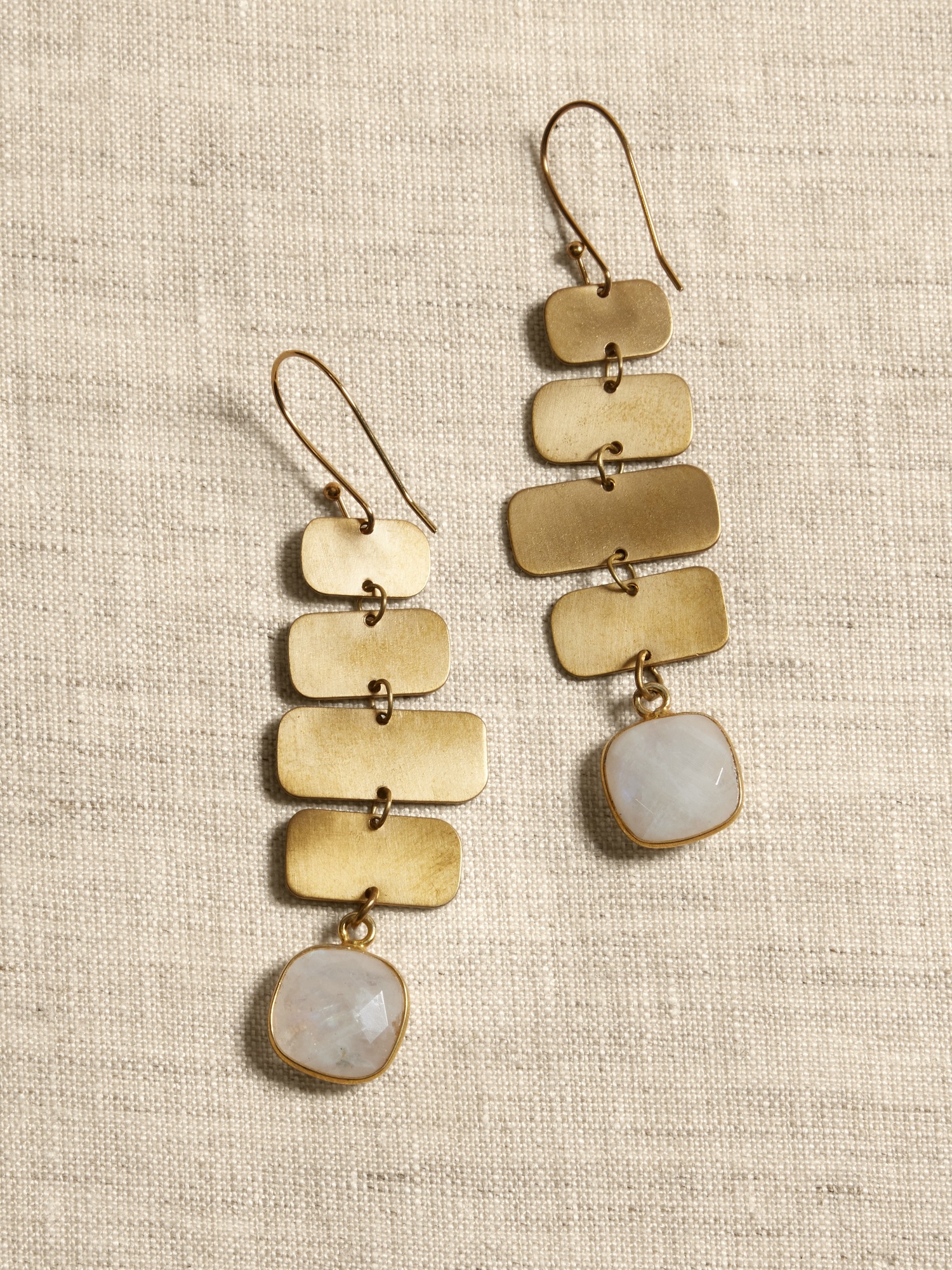 Tile & Stone Earrings &#124 Aureus + Argent