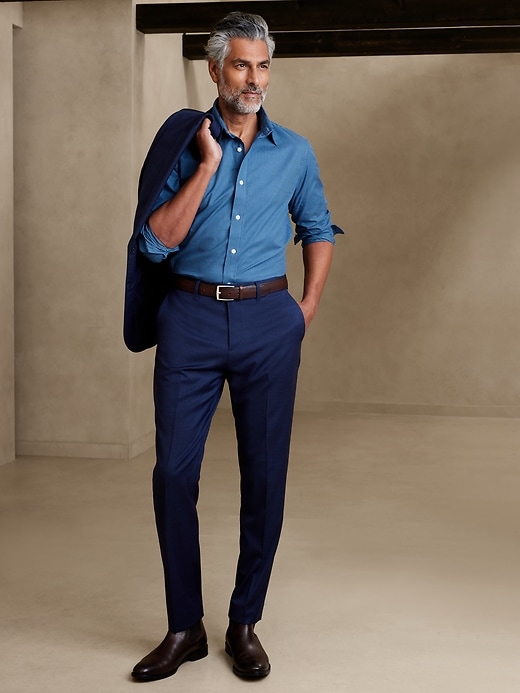 Twill Dress Shirt | Banana Republic