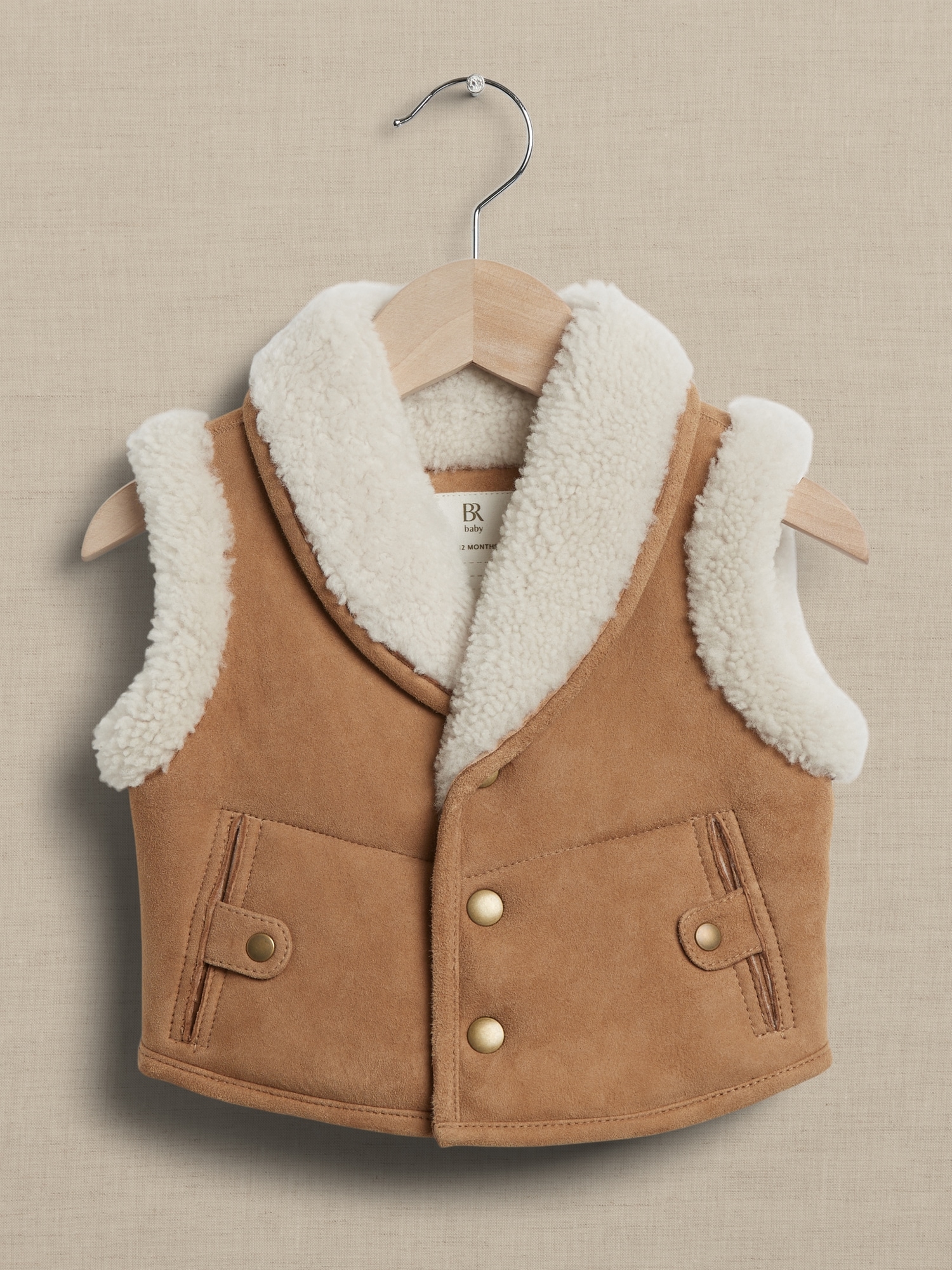 Shearling Vest for Baby