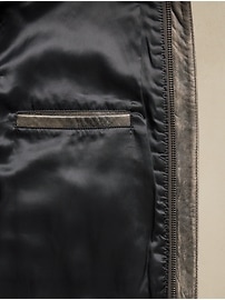 BR ARCHIVES Leather Flight Jacket | Banana Republic