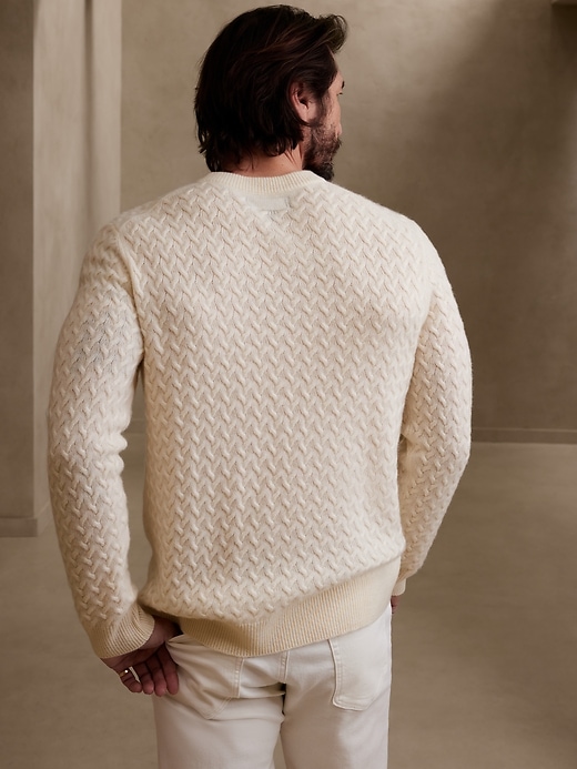 Banana republic white sweater best sale