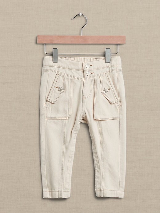 Jean Banana Republic Taille Basse - Denim Bleu Légèrement Évasé - Taille 6 (30 X 30) - Occasion Excellente