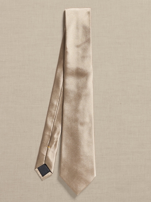Banana Luxury Satin Skinny Necktie Banana Luxury Satin Skinny Necktie