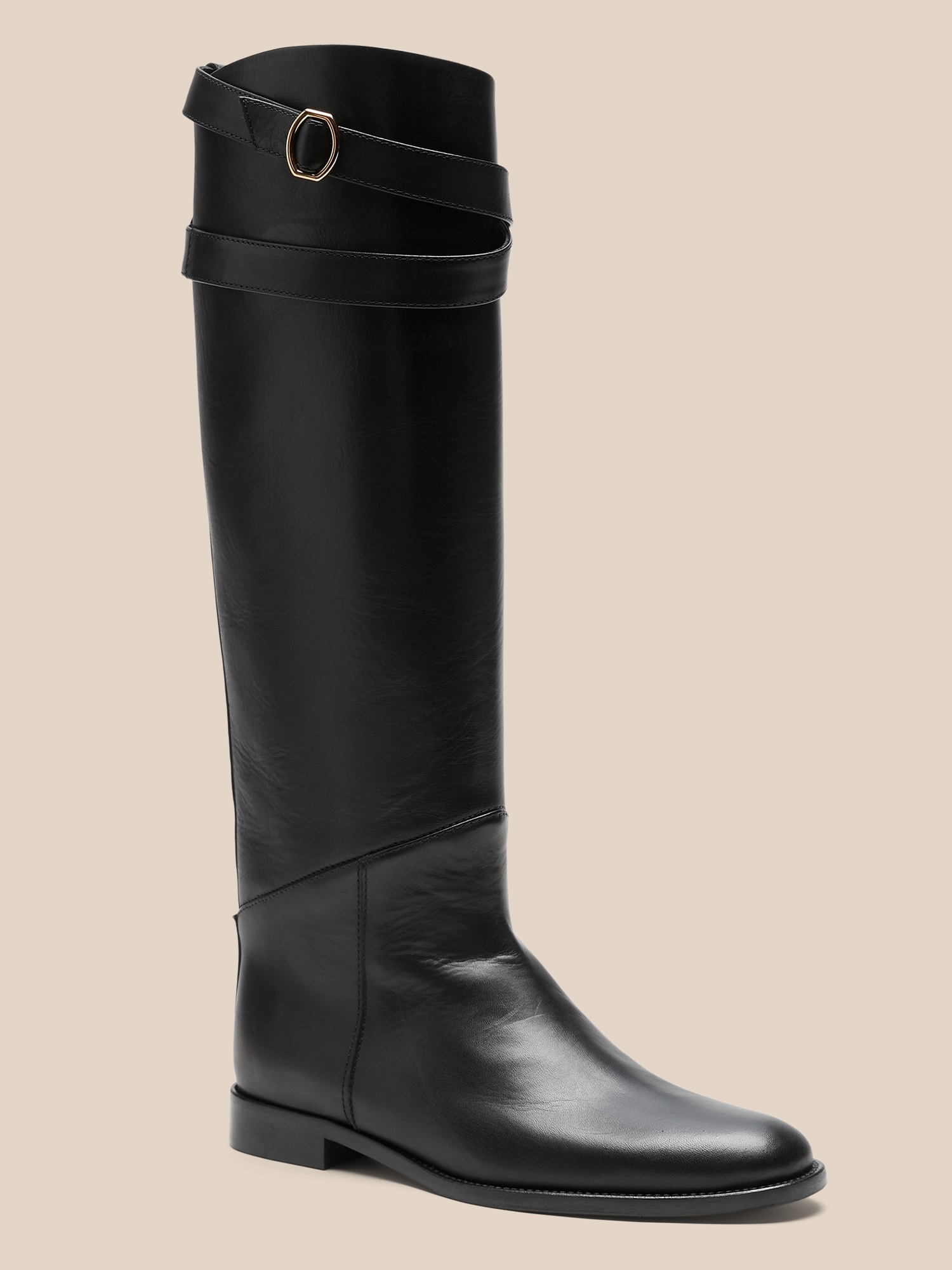 Cheval Leather Riding Boot | Banana Republic