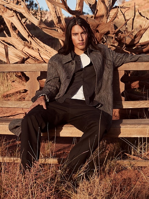 BR ARCHIVES Smithfield Pleated Rapid Movement Chino | Banana Republic