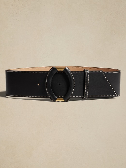 Ravello Leather Waist Belt | Banana Republic