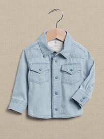 The Linen Western Shirt for Baby + Toddler