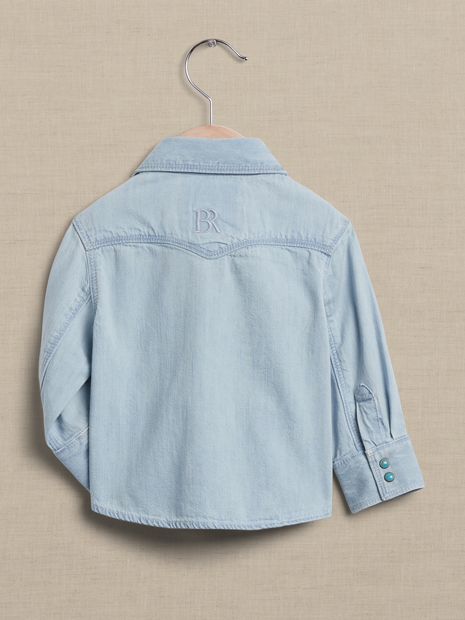 Kids Toddler Boys Girls Button Down Denim Shirt Long Sleeve Casual Cowboy Chambray Top Toddler Baby Girls Sweatshirt - Product Details
