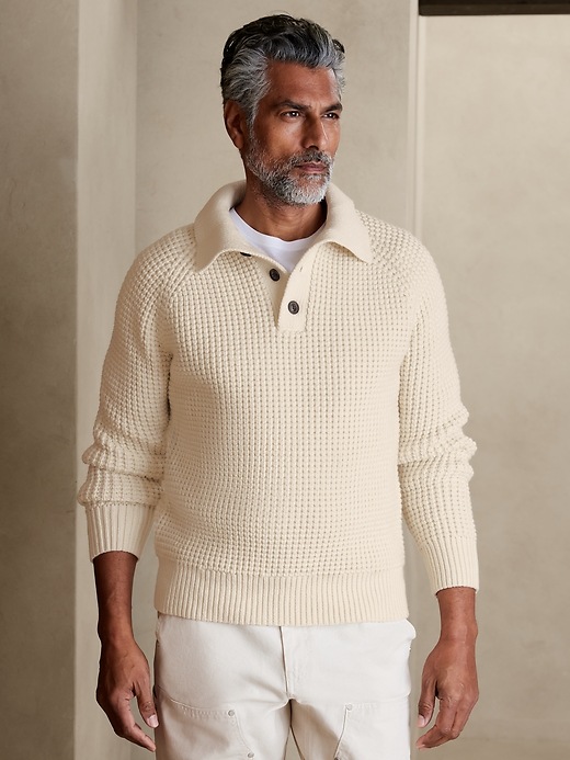 Cozzi Mock-Neck Sweater | Banana Republic
