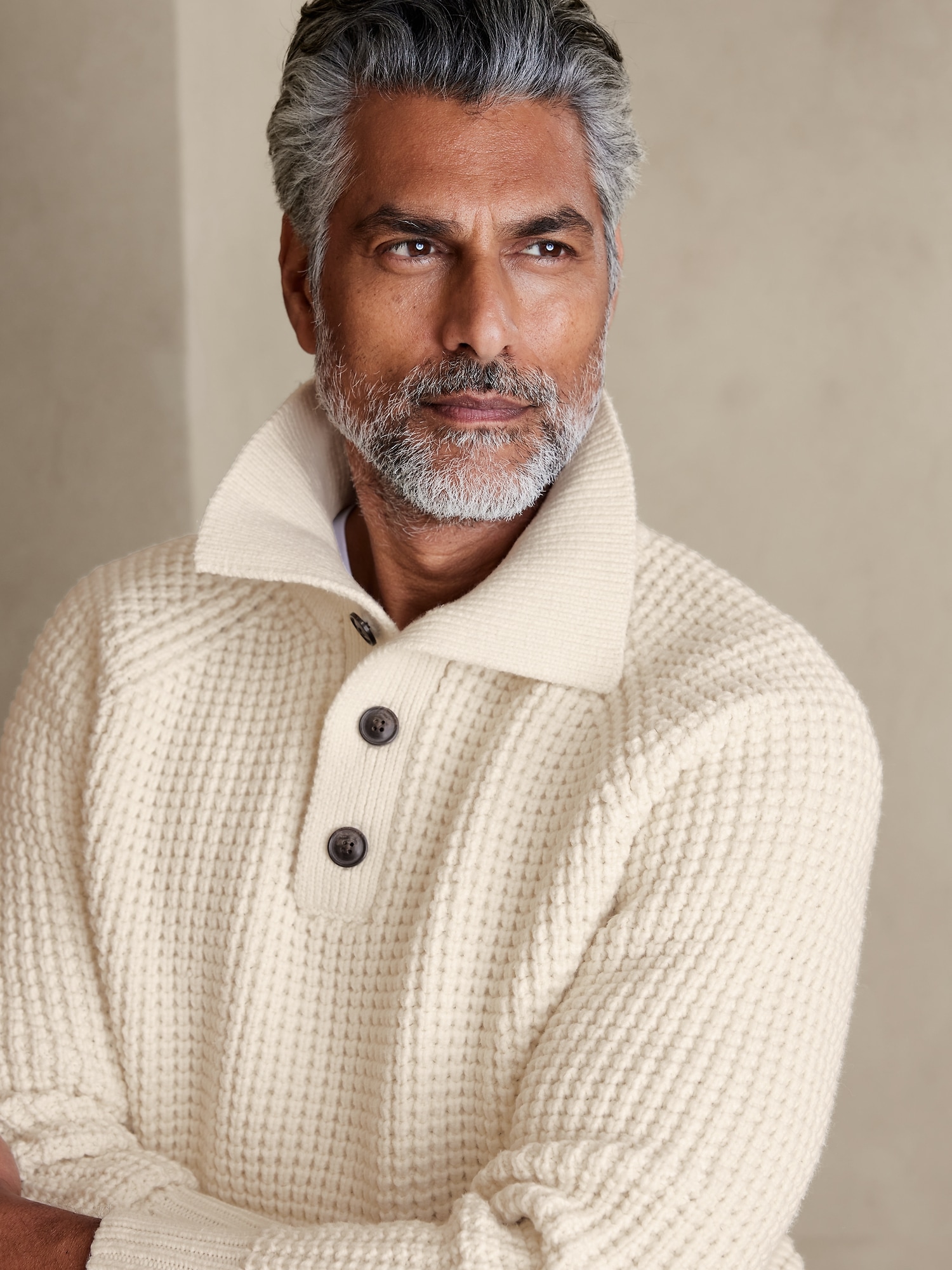 Cozzi Mock-Neck Sweater | Banana Republic