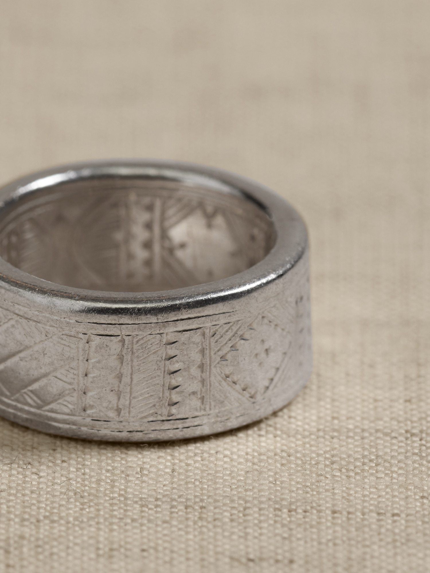 Azawagh Silver Ring 9Mm &#124 ethnopur