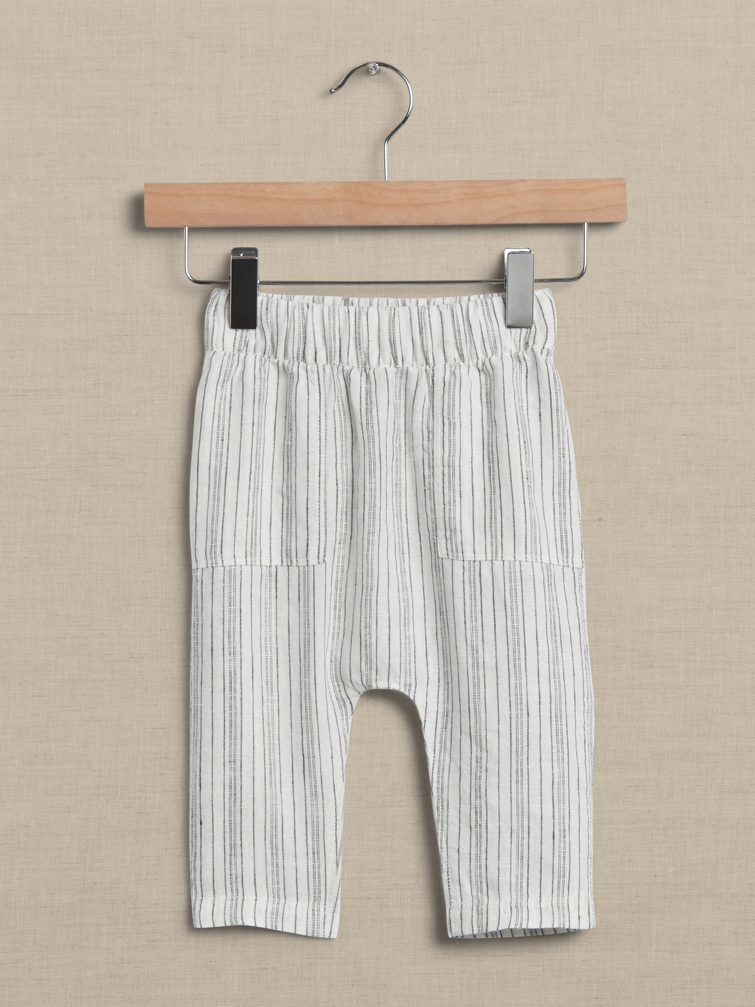 Banana Republic Linen Pant for Baby + Toddler white. 1