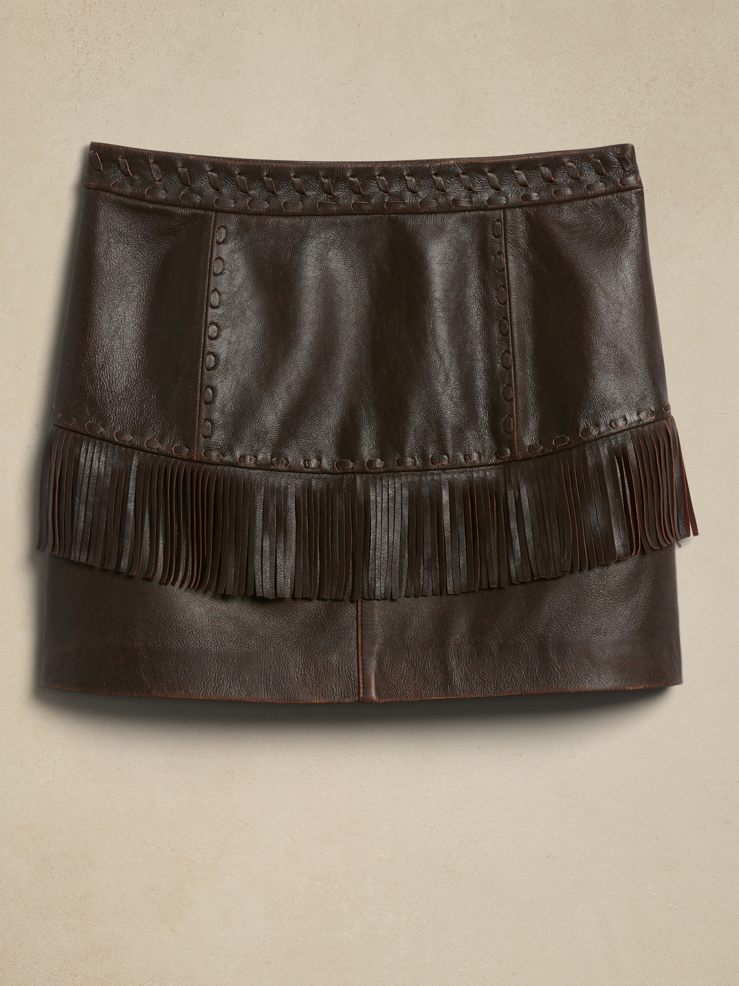 Ryder Leather Mini Skirt