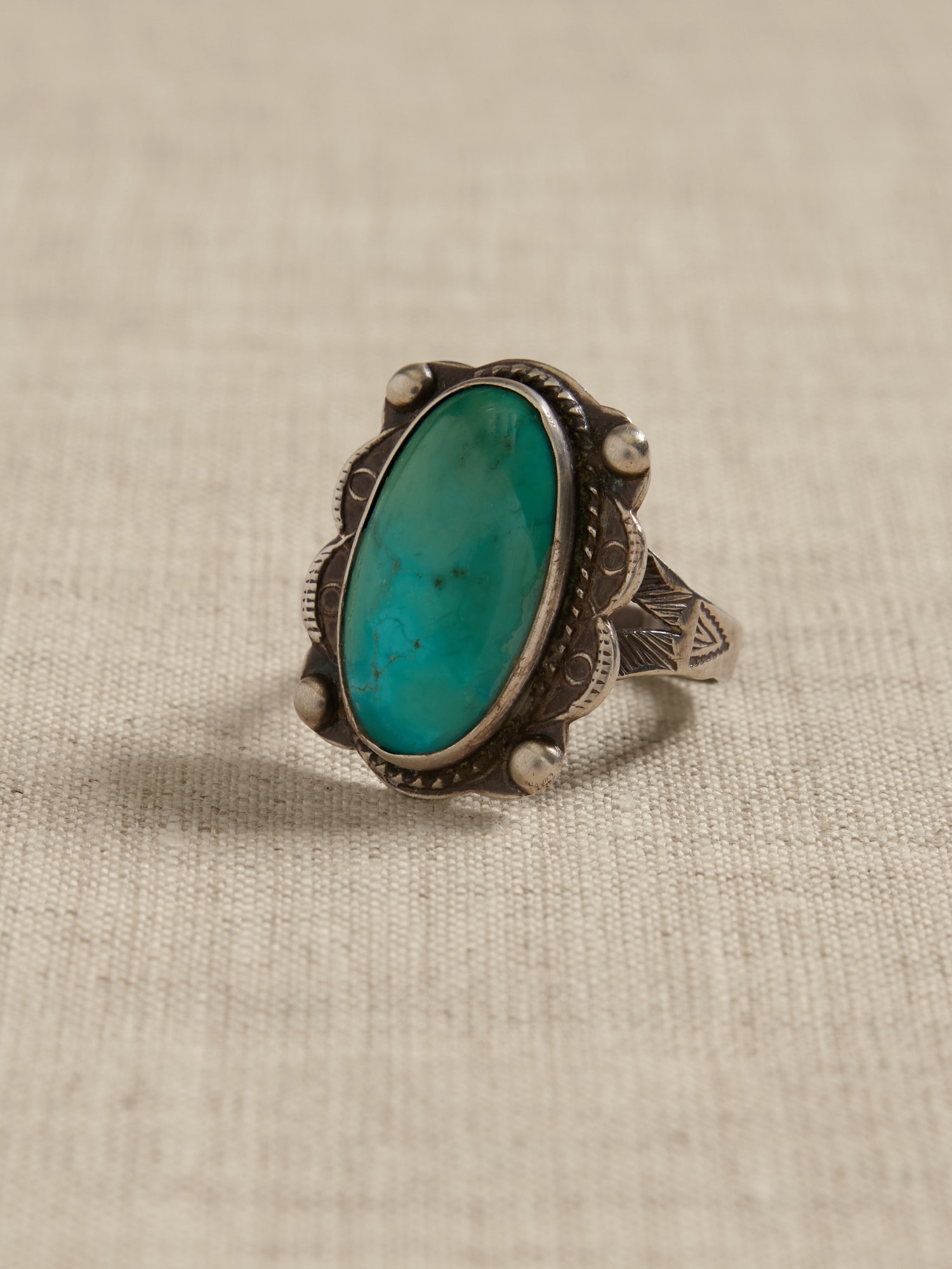 Turquoise Single Stone Ring X | Turquoise Collection | Banana Republic