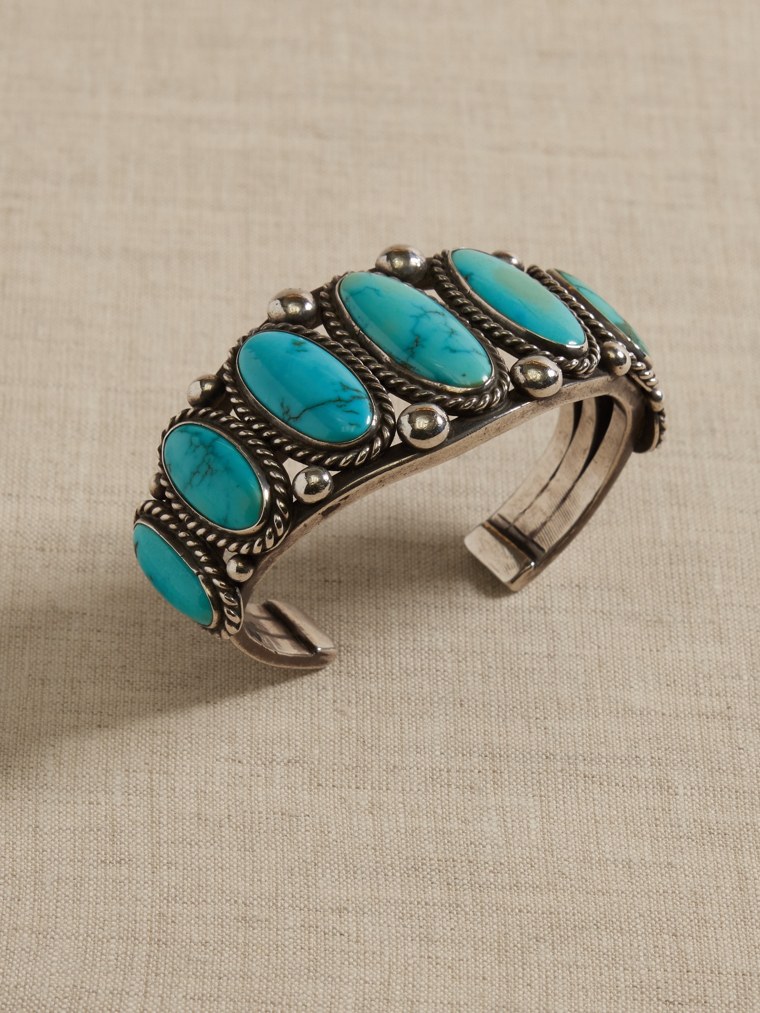 Six Stone Turquoise Cuff &#124 Turquoise Collection