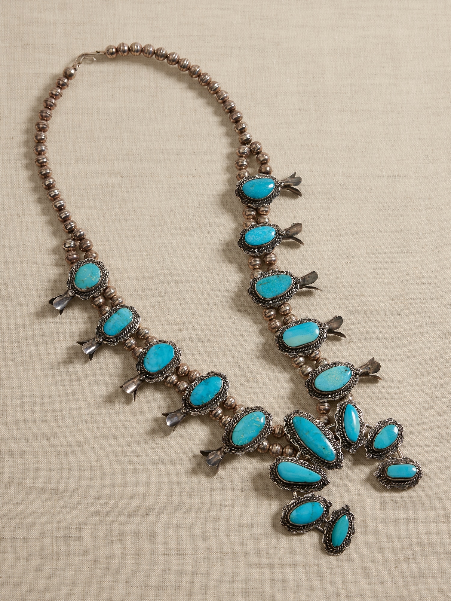Squash Blossom Necklace Iii | Turquoise Collection