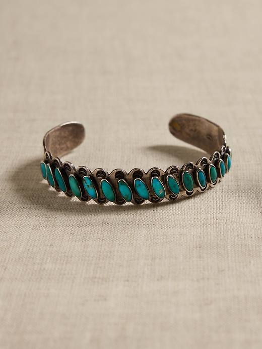 Slanted Turquoise!! Vintage Native American Zuni Sterling Silver Row Bracelet Cuff Slanted Turquoise!! Vintage Native American Zuni Sterling Silver Row Bracelet Cuff