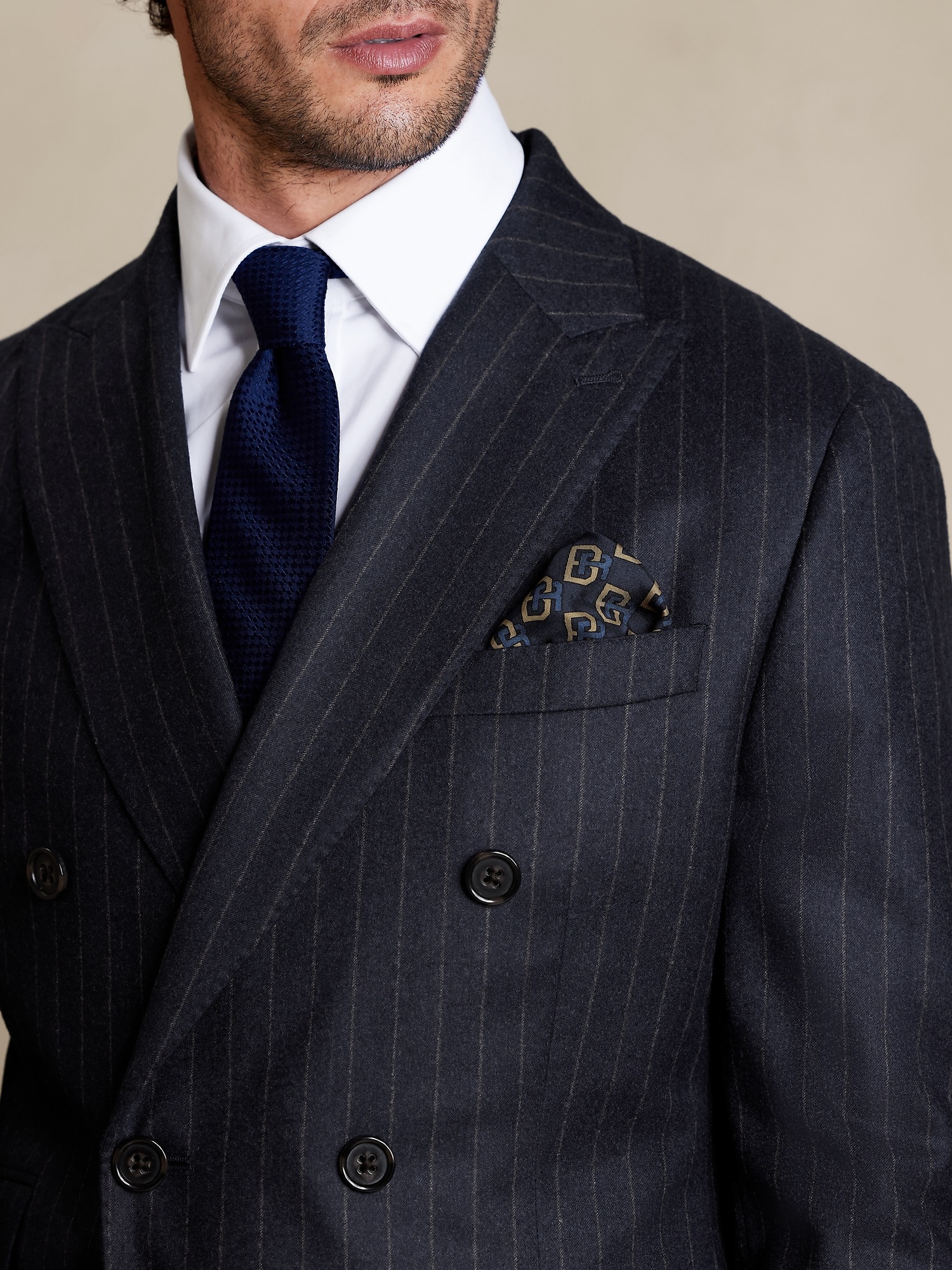 banana republic 3 piece suit