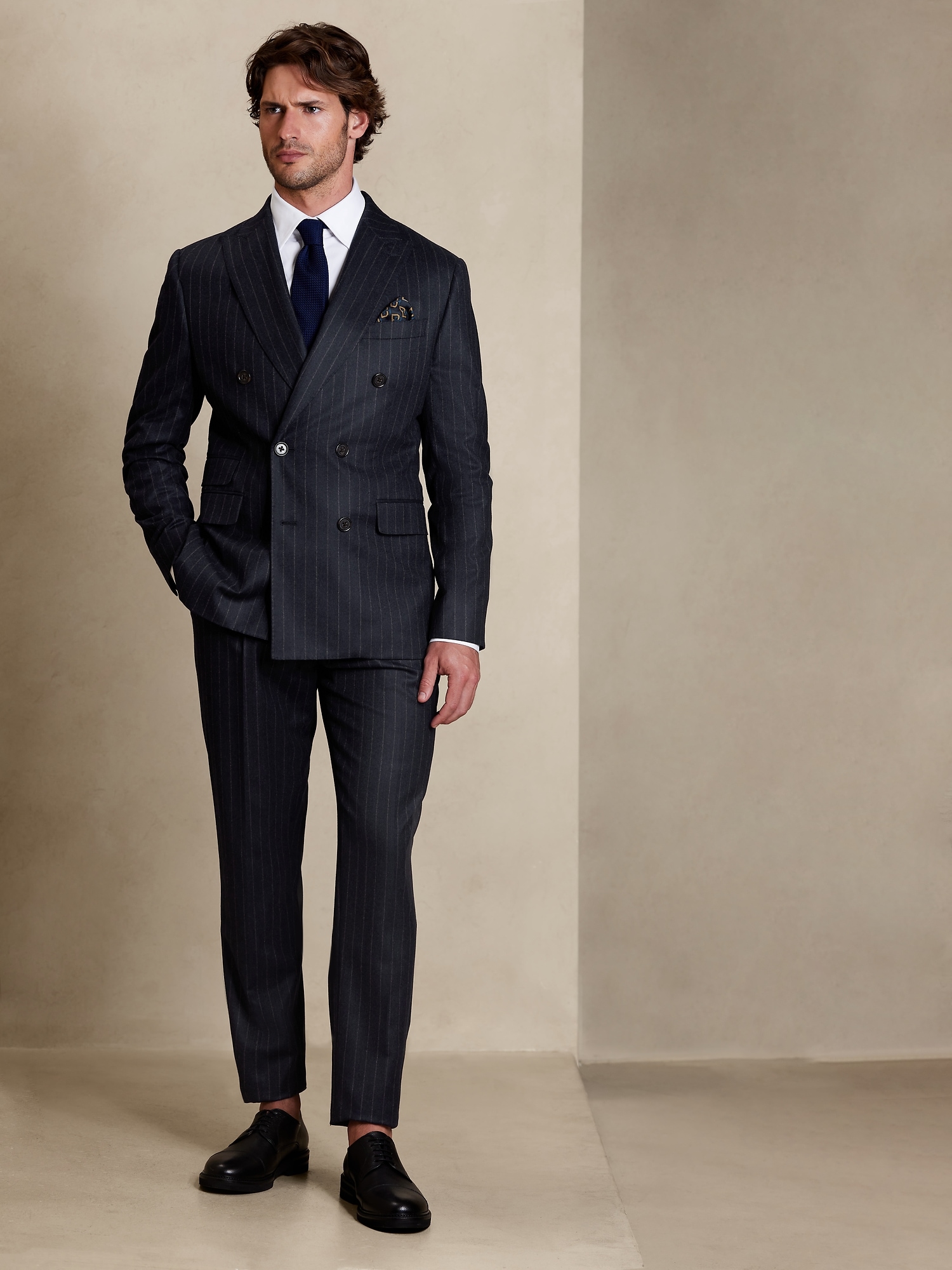 banana republic 3 piece suit