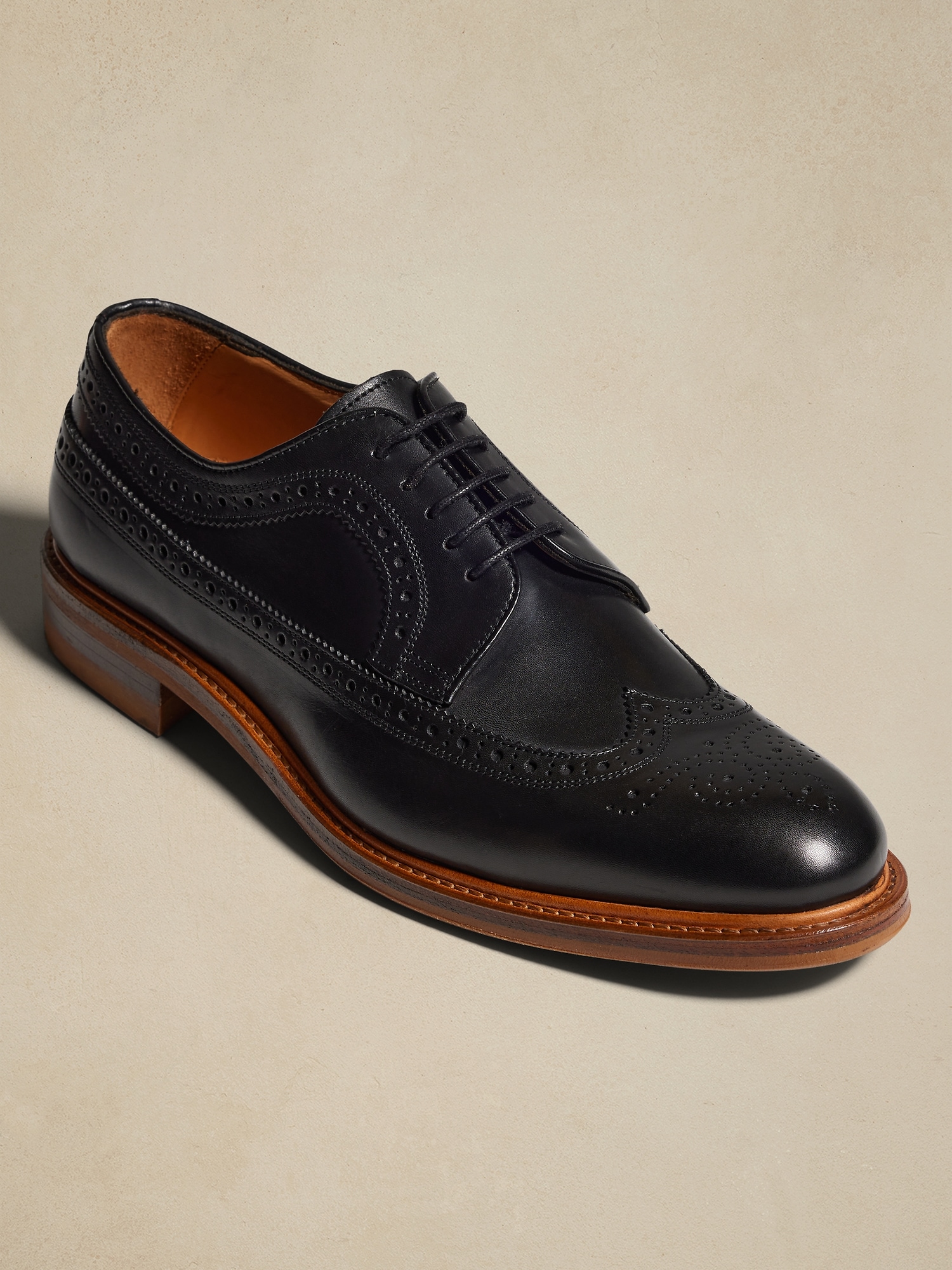Buy Dark Grey Wingtip Formal Brogue Shoes for Men - Escaro Royale-calidas.vn