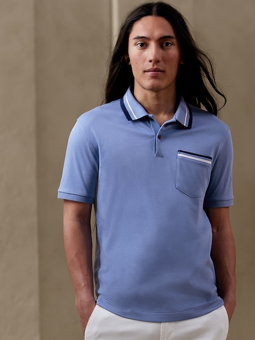 Luxury-Touch Polo | Banana Republic