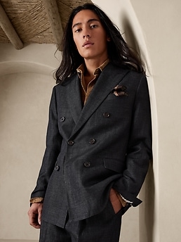 Adan Double-Breasted Suit Jacket | Banana Republic