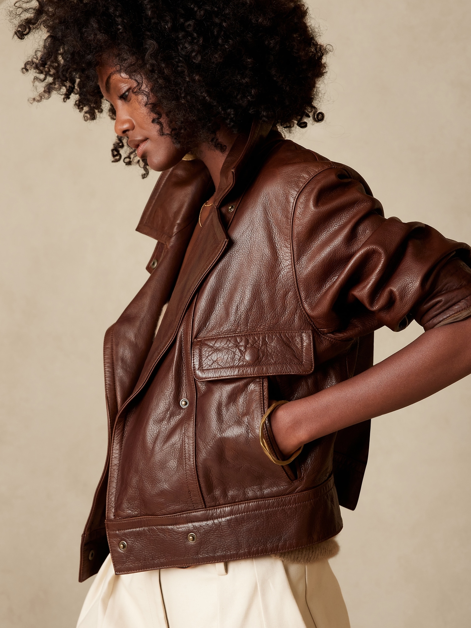Amelia Leather Jacket