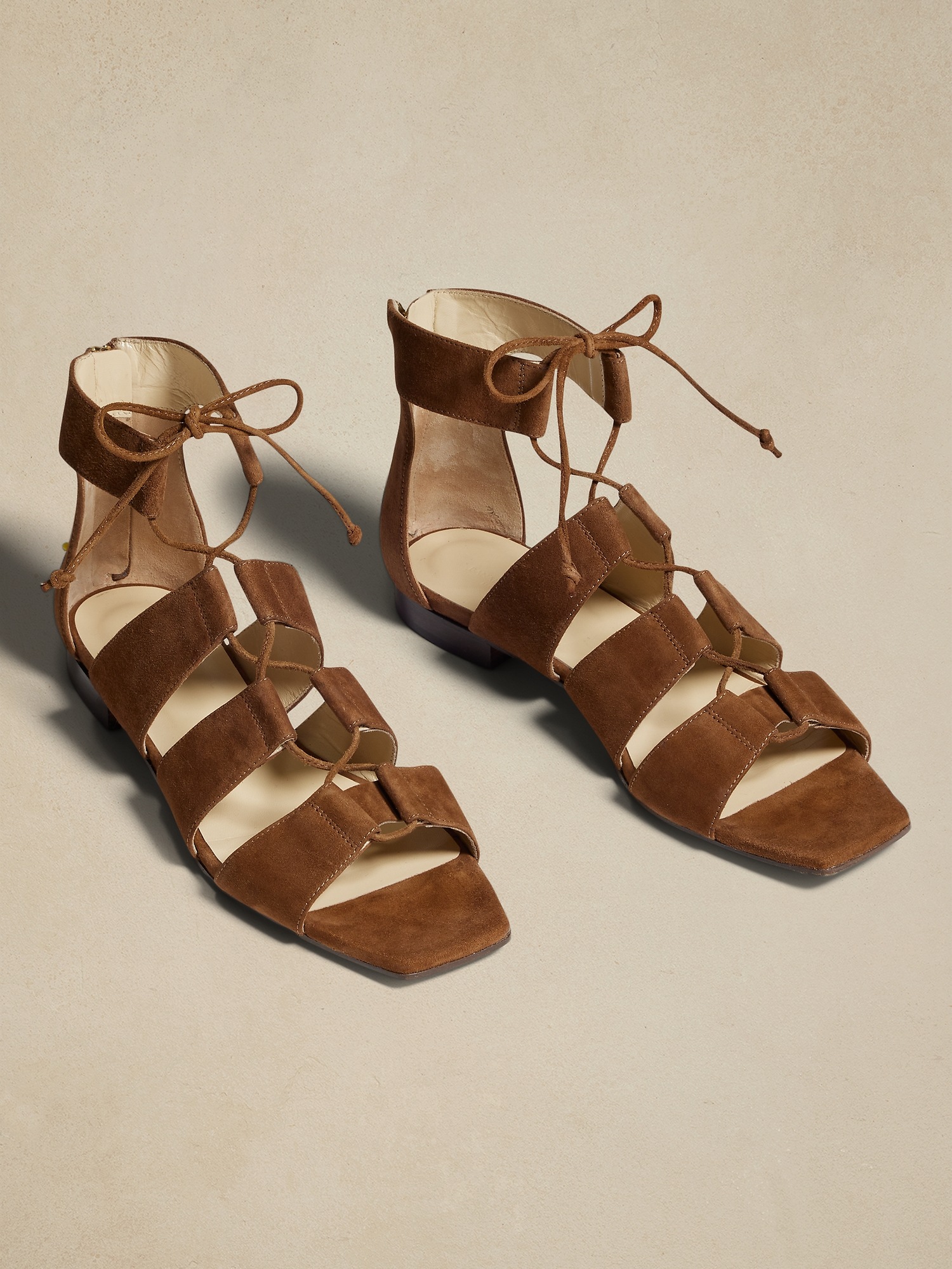 Alu 50 suede sandals in brown - Aquazzura | Mytheresa