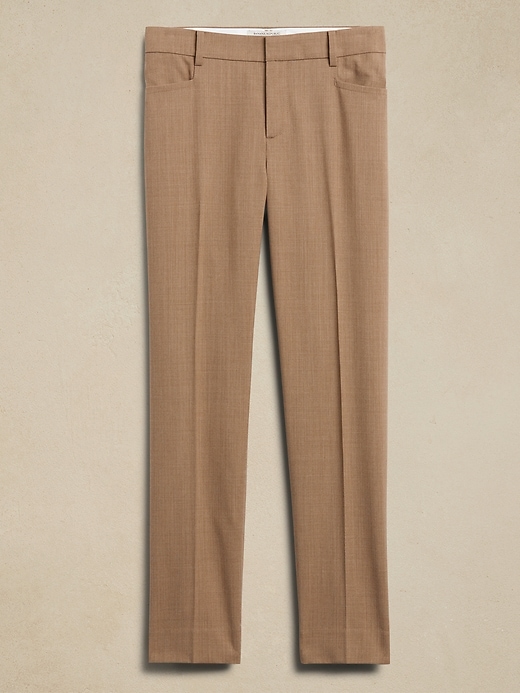 Siena Slim Italian Wool Ankle Pant | Banana Republic display picture 1