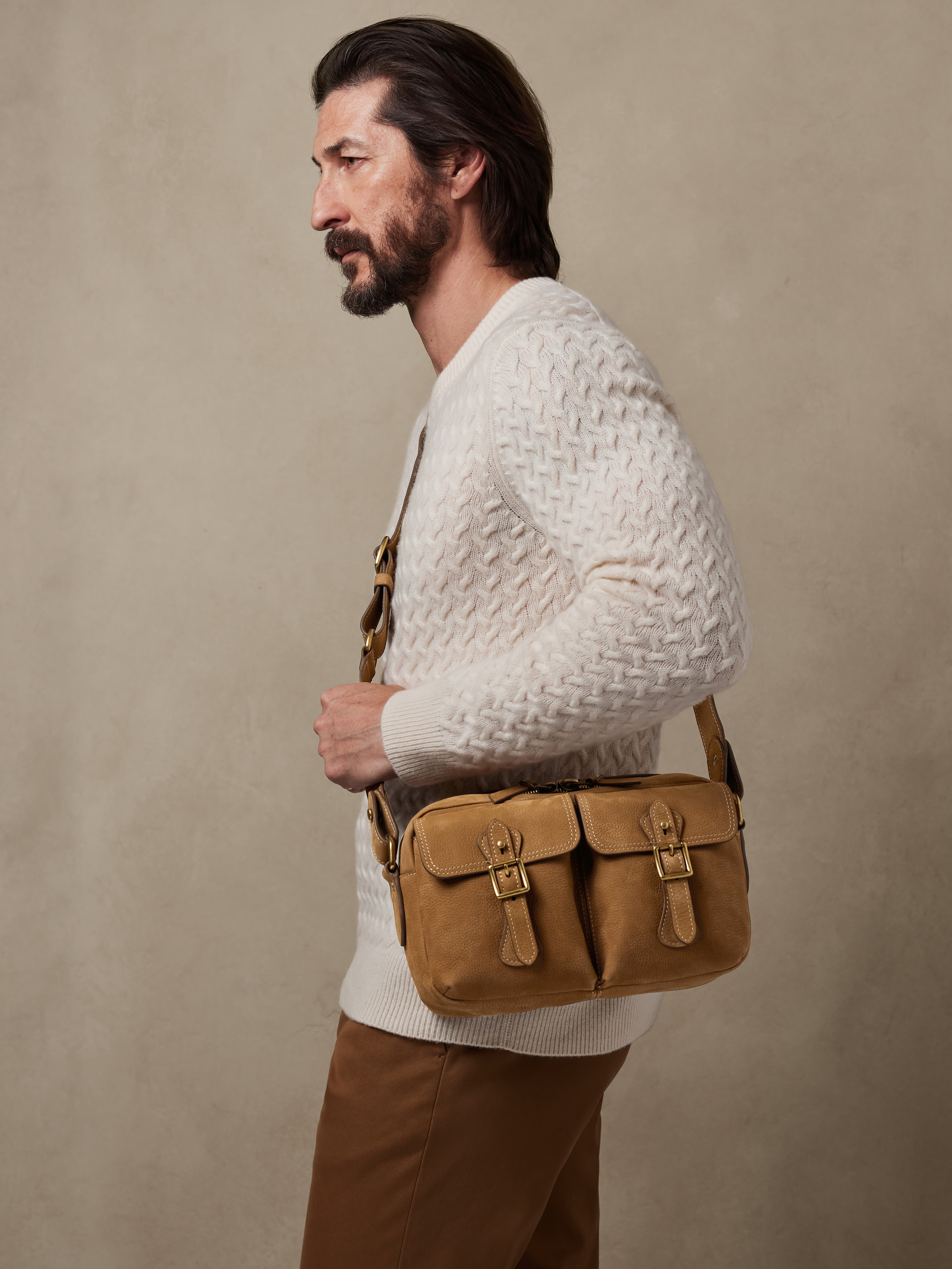 Leather Crossbody Bag | Banana Republic