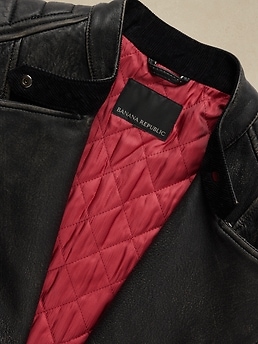 Banana republic classic hot sale leather moto jacket