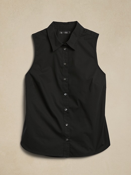 Riley Tailored Sleeveless Shirt
