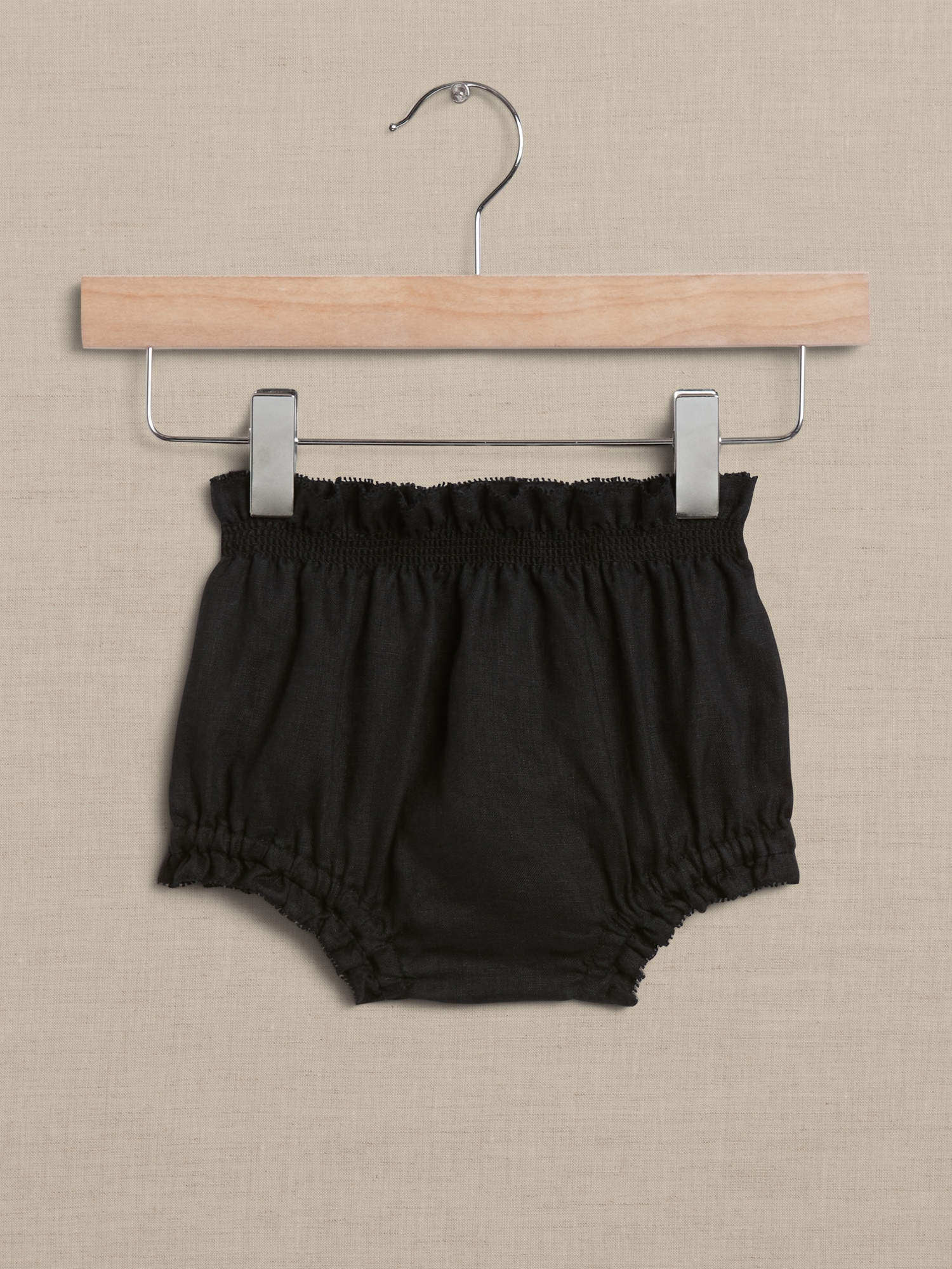 Banana Republic Bria Linen Bloomers for Baby black. 1