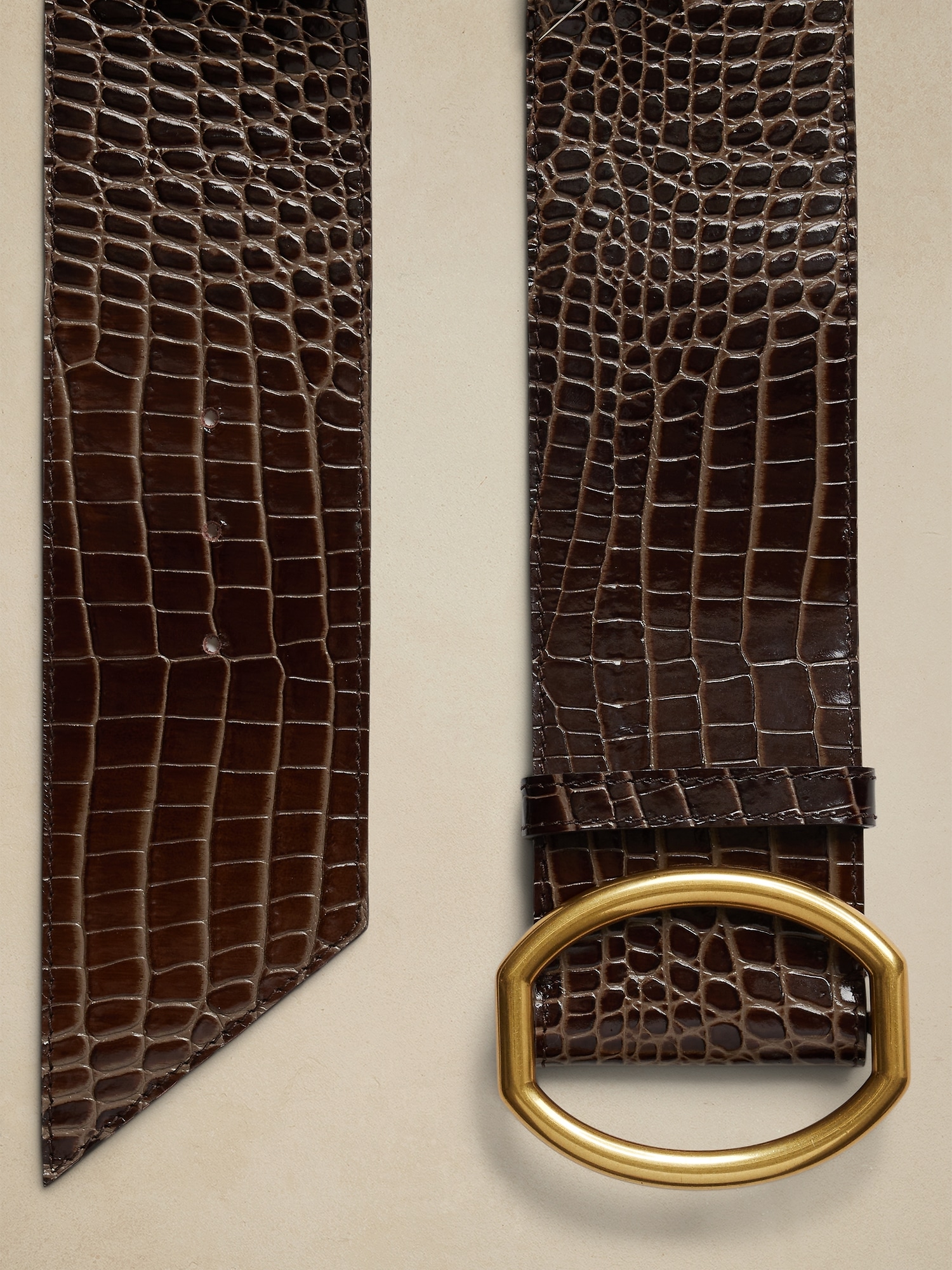 Image number 2 showing, Ravello Embossed Leather Belt