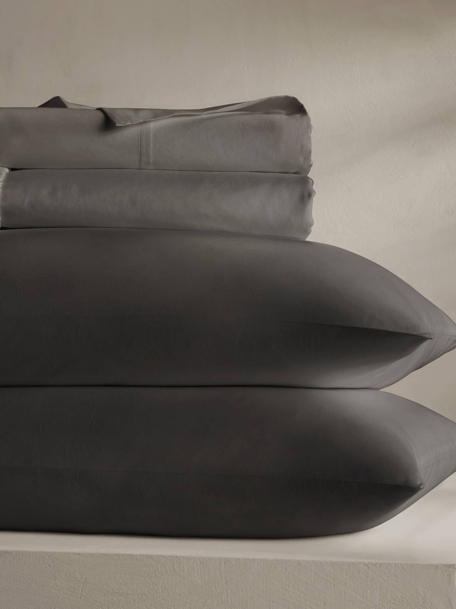 Image number 1 showing, Fine Cotton Sateen Sheet Set