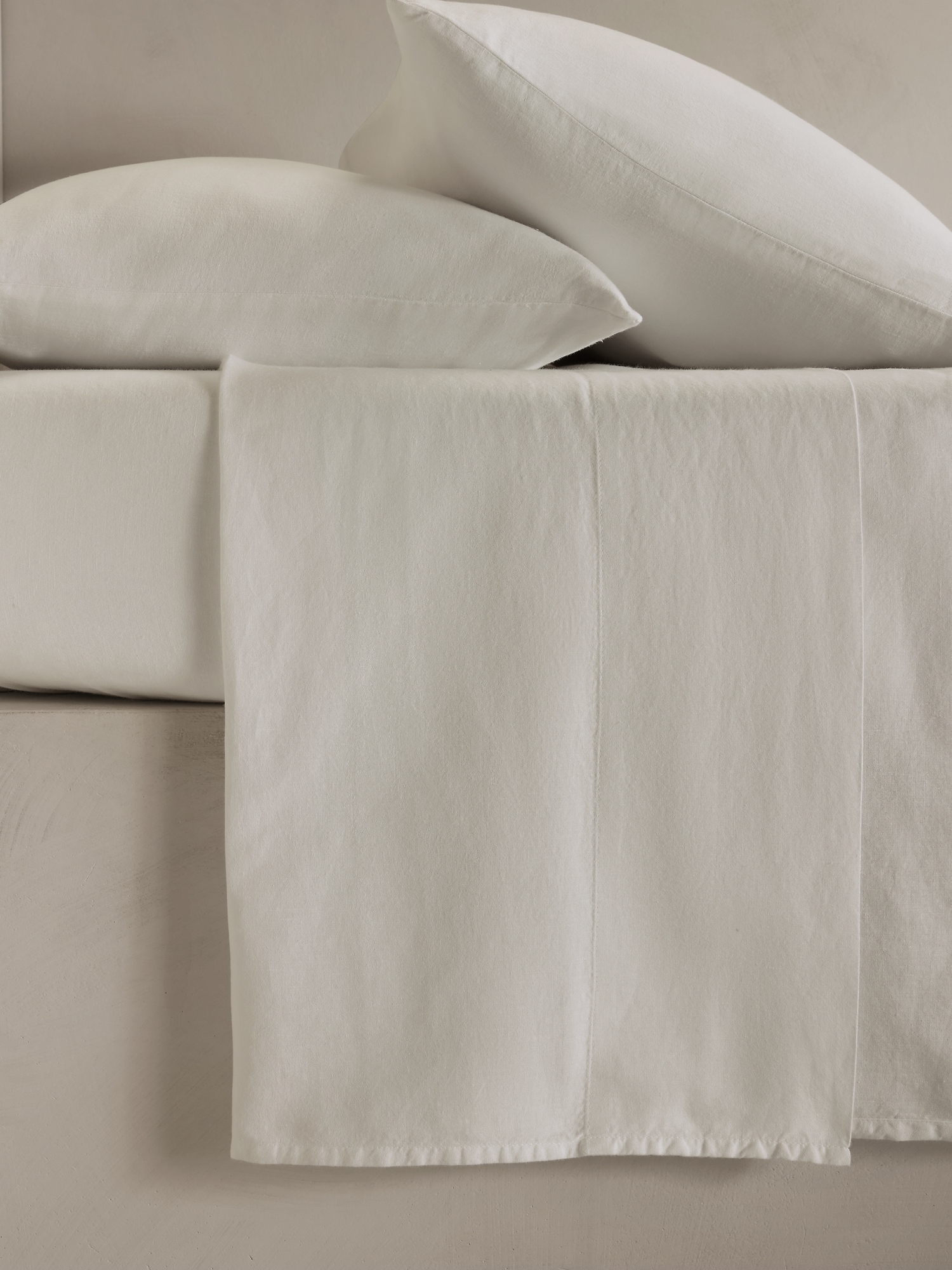 Washed Linen-Cotton Sheet Set