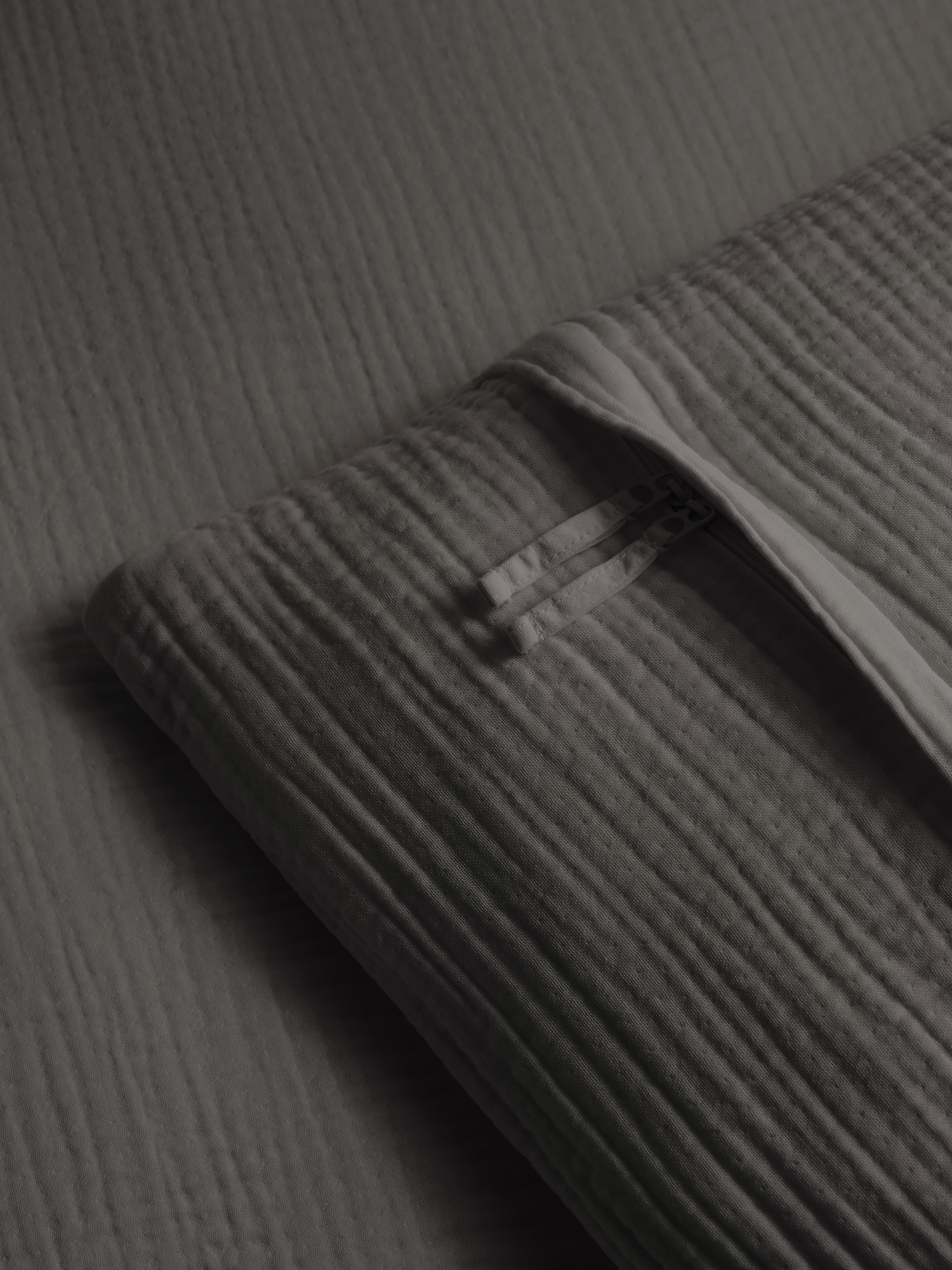 Image number 3 showing, Organic Cotton Gauze Duvet Cover