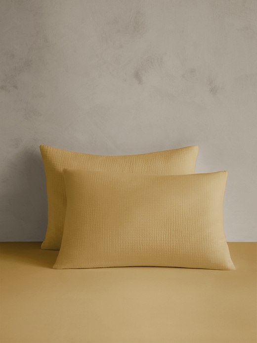 Organic Cotton Gauze Shams