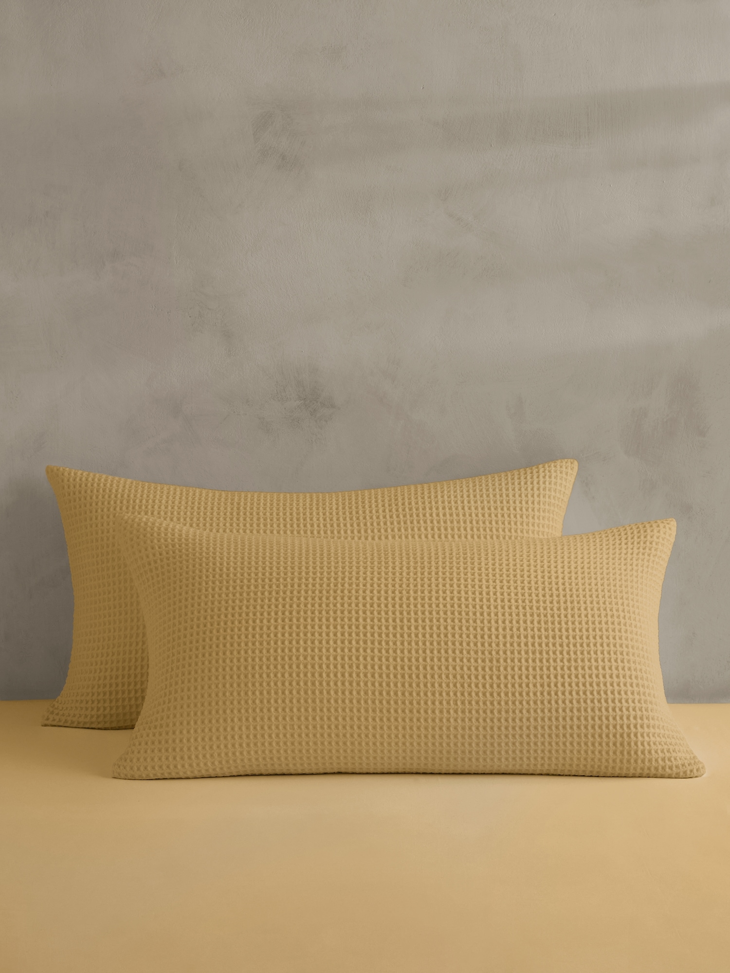 Image number 2 showing, Cotton Waffle-Weave Shams