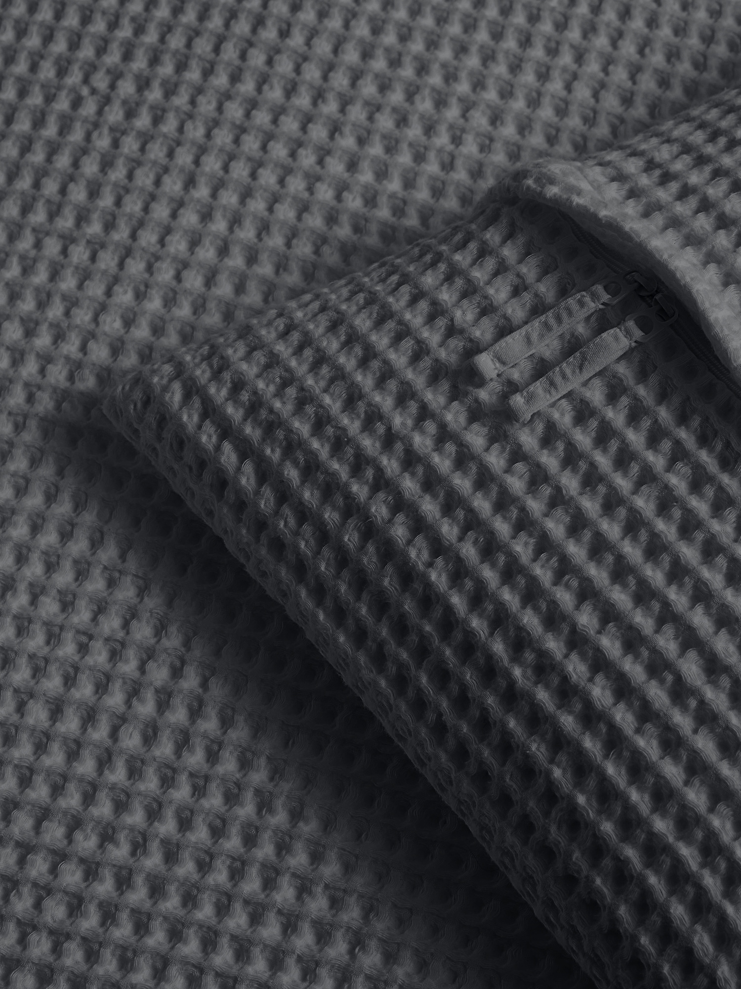 Image number 6 showing, Cotton Waffle-Weave Duvet Cover