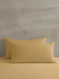 Cotton Waffle-Weave Shams