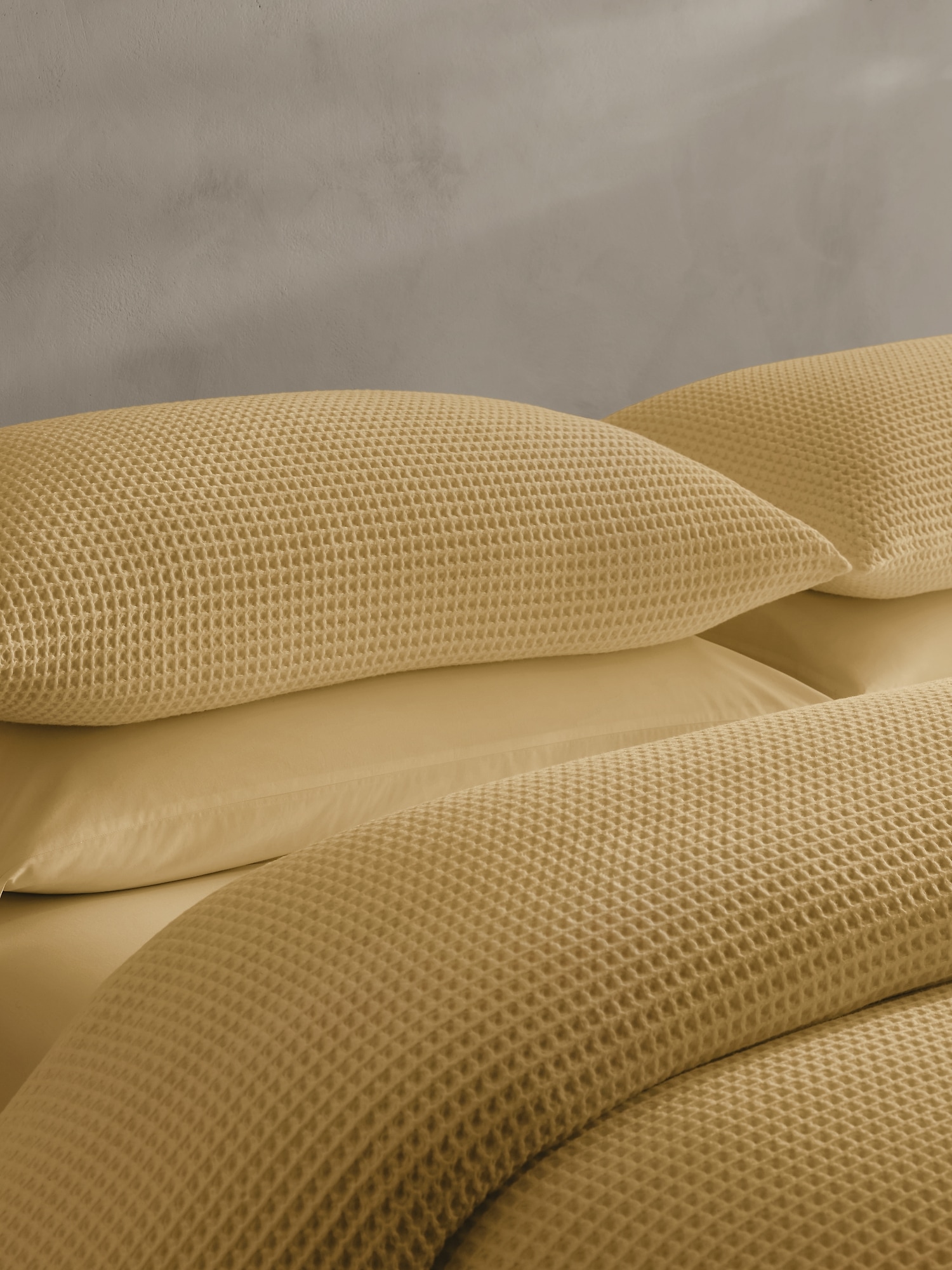Image number 2 showing, Cotton Waffle-Weave Duvet Cover