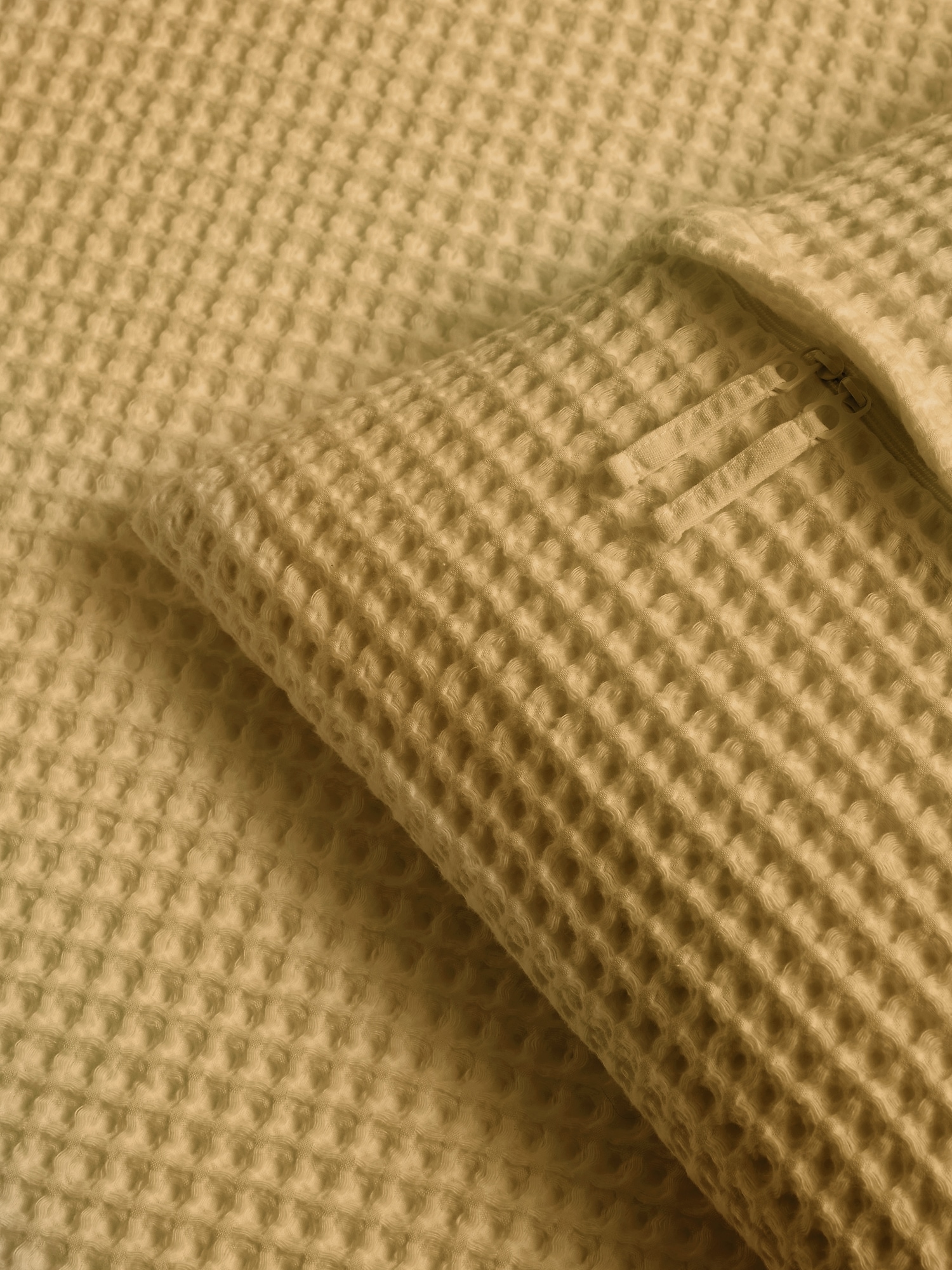 Image number 3 showing, Cotton Waffle-Weave Duvet Cover